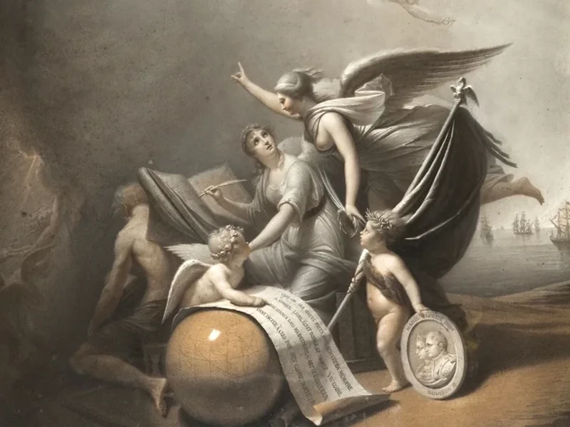 1769-Germain Joseph Hallez - Allegoria del matrimonio di Napoleone